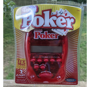 RADICA POCKET POKER NEW SEALED 2004 HANDHELD ELECTRONIC GAME